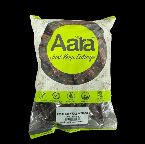 Pack of Aara whole red chilies sabut lal mirch