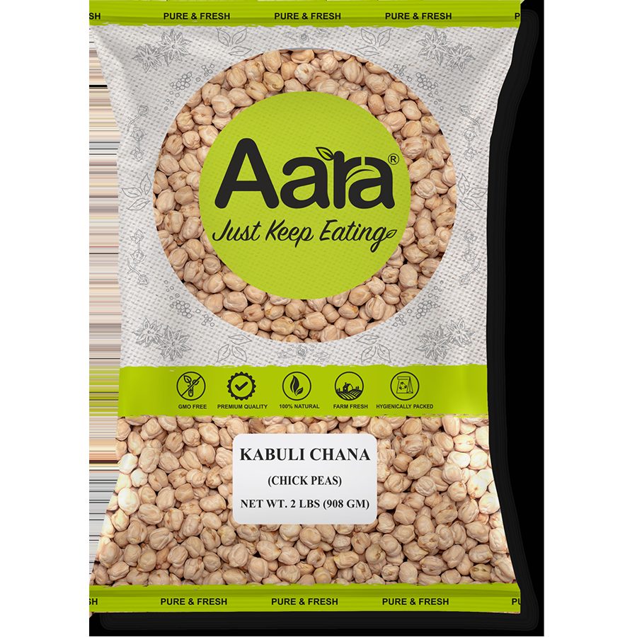 Bag of Aara kabuli chana white chickpeas