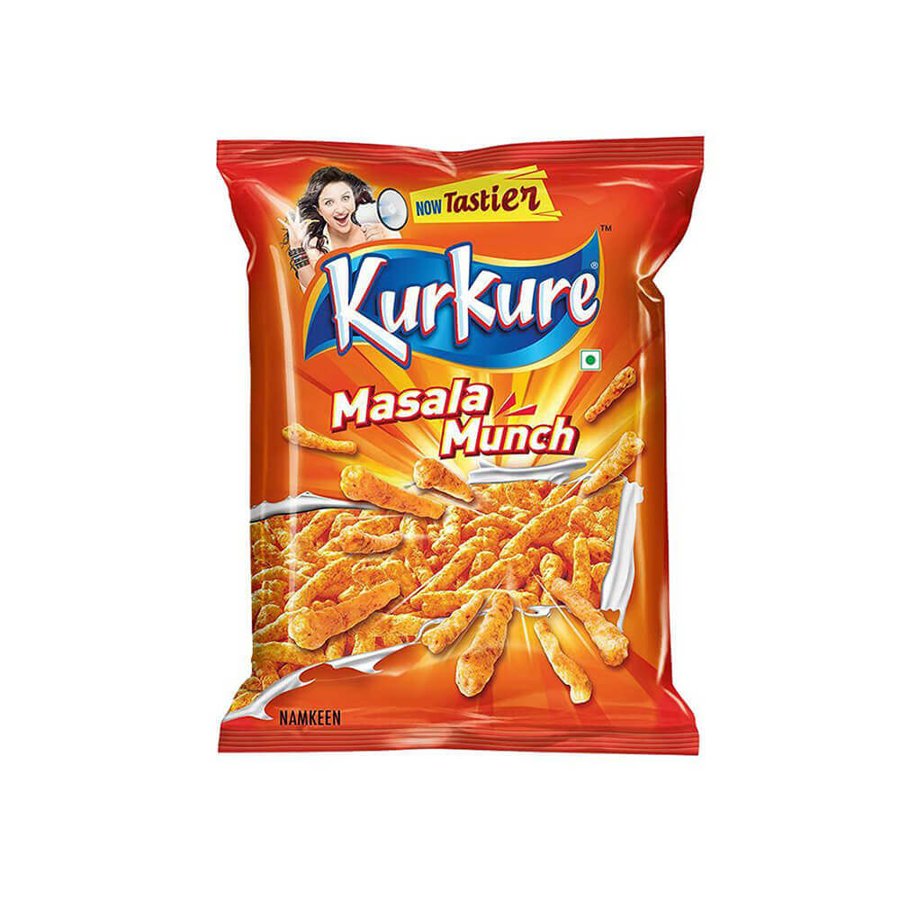 Bag of Kurkure Masala Munch snacks