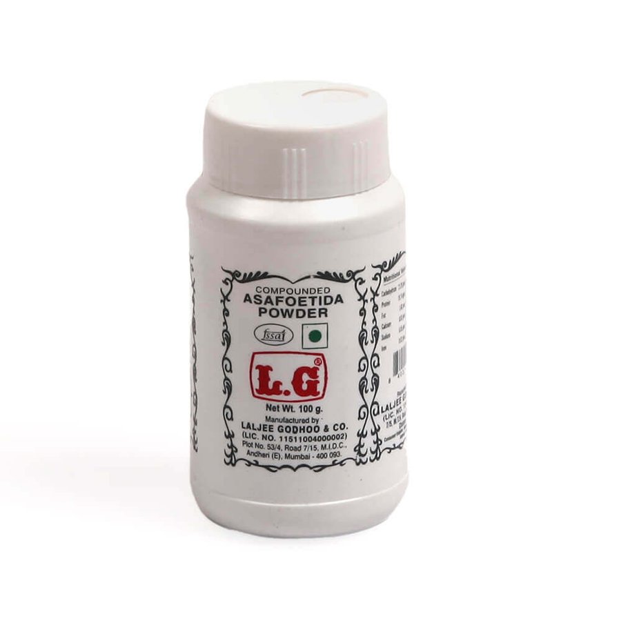 Container of LG asafoetida hing powder