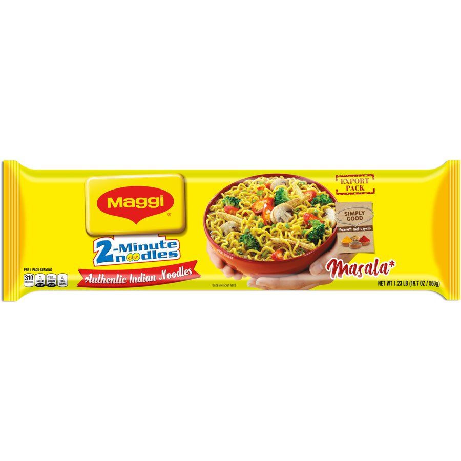 Family pack of Maggi Masala instant noodles 560g