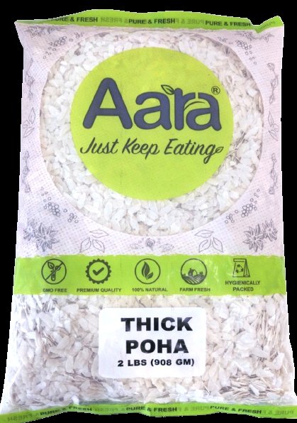 Bag of Aara thick poha flattened rice